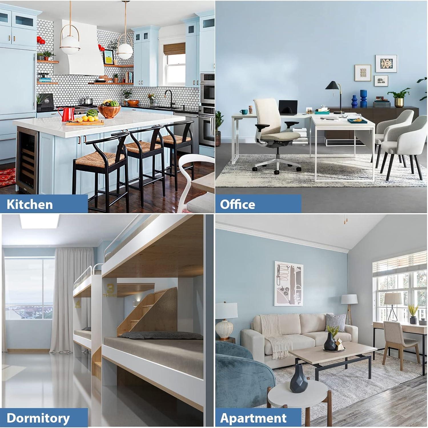 imageAntarctic Star Mini Compact Refrigerator 32 CuFt Separate Freezer Double 2Door Adjustable Removable Shelves for ApartmentDormOfficeBLACKBLACK