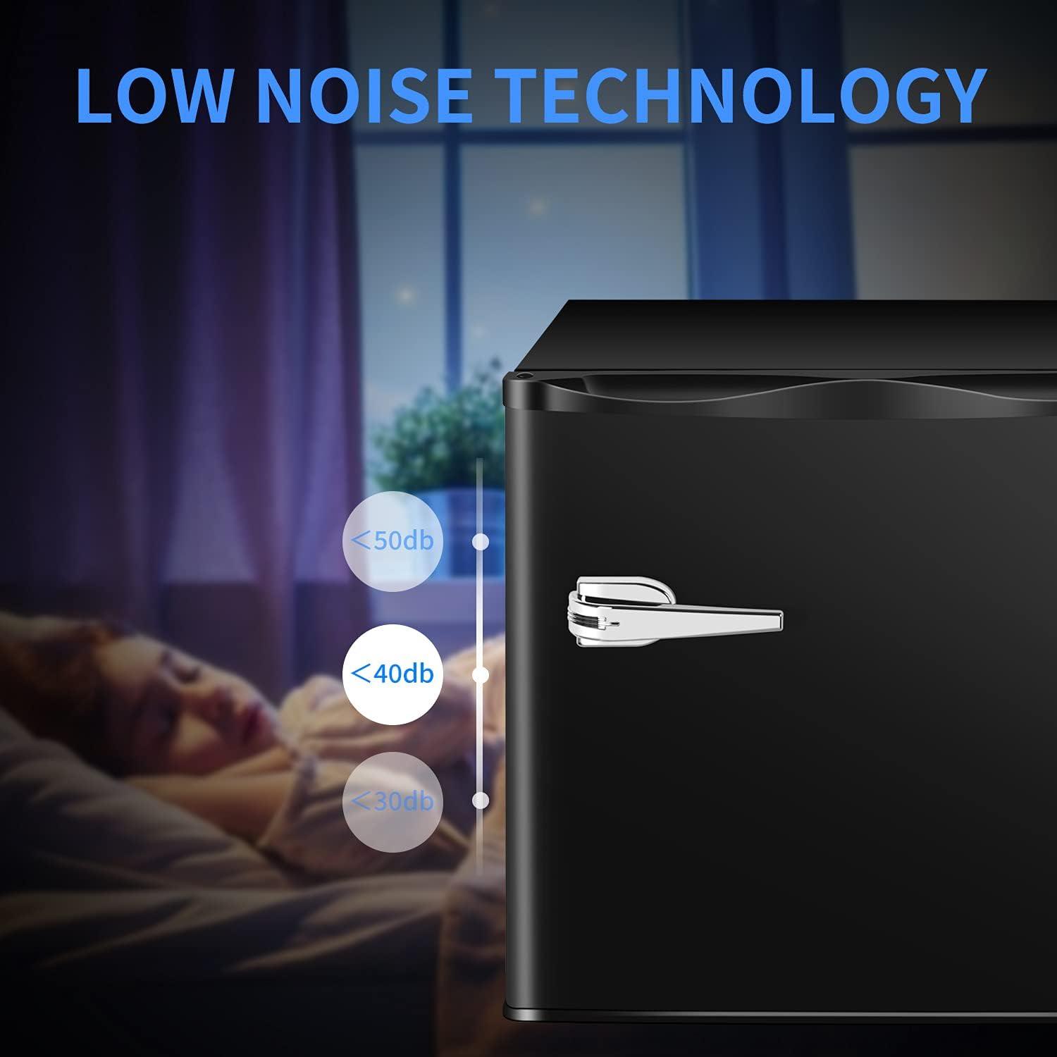 imageAntarctic Star Mini Upright Freezer 23 cuft Compact freezer with Removable Shelves and Adjustable Thermostatfor HomeKitchenOfficeBlackBLACK