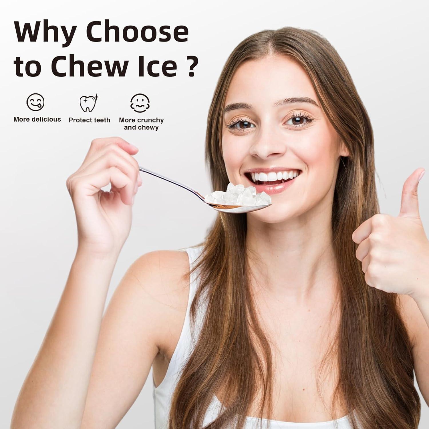 imageAntarctic Star Nugget Countertop Ice Maker with Soft Chewable Ice 34Lbs24H Pebble Portable Ice Machine with Ice Scoop SelfCleaning One Button Operation for KitchenOffice Stainless Steel Silver