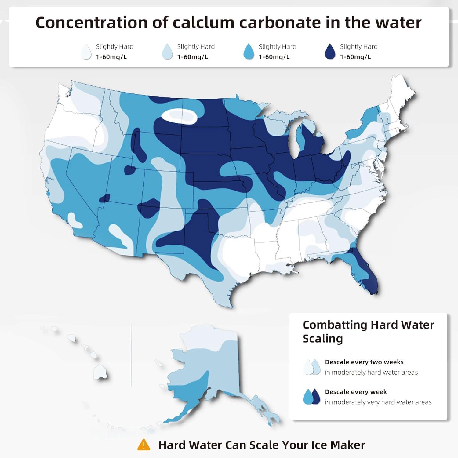 imageAntarctic Star Nugget Ice Maker Countertop with Soft Chewable Ice Portable Sonic Ice Maker with Basket and Scoop Removable Top Cover AutoCleaning for HomePartyRVCamping Stainless Steel SilverSilver
