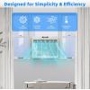 imageAntarctic Star 10000 BTU UShaped Window Air Conditioner Unit Cools up to 450 SqFt with 6 Modes 24H Timer Ultra Quiet Window AC Units with Full Window View Energy Saving Easy to Install White5 000 BTU