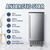 imageAntarctic Star 15quot W Commercial Under Counter Ice Maker Machine 40PCS20Min80 LbDay AutoCleaning ampamp 24H Timer Freestanding Ice Maker Ideal for Commercial ampamp Home SilverSILVER