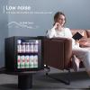 imageAntarctic Star 18L Beverage Refrigerator Cooler 24Can Mini Fridge with Quiet Compressor LED LightFreestanding Small Fridge with Electronic Temperature Control for Home and Bar4061 Black