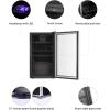 imageAntarctic Star 24 Bottle Wine CoolerCabinet Beverage Refrigerator Small Mini Wine Cellar Beer Soda Clear Glass Door Bar Fridge Quiet Operation Compressor Adjust Temp Control Freestanding 24 Cu ftSilver