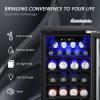 imageAntarctic Star 29 CuFt Beverage Refrigerator115 Can Beer Soda Wine Cooler Low Noise Transparent Glass Door Stainless Steel LED Light Safety Lock for Home and Bar 15 Inch29 CuFt