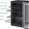 imageAntarctic Star Beverage Refrigerator Cooler  145 Can Mini Fridge Glass Door for Soda Beer or Wine Small Drink Dispenser Clear Front for Home Office or Bar Silver44cuft