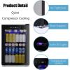 imageAntarctic Star Beverage Refrigerator Cooler 120 Can Glass Door Mini Fridge for Soda Cola Beer or Wine Constant Glass Door Small Drink Dispenser Clear Front Door for Home Bar 32cuftBlack