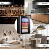 imageAntarctic Star Beverage Refrigerator Cooler68 Can 16 Bottle Mini Fridge for Soda Beer Wine ChampagneGlass Door Drink Dispenser Knob Controlfor Home and Bar17CuFtBlackBlack