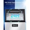 imageAntarctic Star Commercial Ice Maker 100lbs24H Under Counter Freestanding Ice Machines with 33lbs Storage Stainless Steel Self Cleaning Ice Makers for HomeBarRestaurantOutdoor
