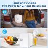 imageAntarctic Star Compact Refrigerator Portable Mini Fridge Skin Care 4L Capacity6 Cans for Bedroom Car Office ampamp Dorm Small Cooler for Cosmetics Beverage and Food BlackWhite