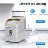 imageAntarctic Star Countertop Ice Maker Machine 30lbs24Hrs 3 Thickness Ice Cubes 16Pcs13 Mins2 Ways to Add Water SelfCleaning Ice Cube Maker wBasket and Scoop for HomeKitchenCampingRV GreyGERY