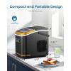 imageAntarctic Star Countertop Ice Maker Machine with Handle 2 Size Ice Cube 9 Cubes Ready in 6 Mins 26lbs24Hrs SelfCleaning Portable Ice Maker wBasket and Scoop for HomeKitchenCampingRV WhiteZ5812KBlack
