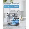 imageAntarctic Star Countertop Ice Maker Machine with Handle 2 Size Ice Cube 9 Cubes Ready in 6 Mins 26lbs24Hrs SelfCleaning Portable Ice Maker wBasket and Scoop for HomeKitchenCampingRV WhiteWhite