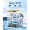 imageAntarctic Star Countertop Ice Maker Machine with Handle 2 Size Ice Cube 9 Cubes Ready in 6 Mins 26lbs24Hrs SelfCleaning Portable Ice Maker wBasket and Scoop for HomeKitchenCampingRV WhiteZ5812KWhite