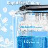 imageAntarctic Star Countertop Ice Maker Portable Ice MachineBullet Ice AutomaticCleaning Ice Makers 26Lbs24H 9 Ice Cubes Ready in 68 Mins for Home Kitchen Bar Party BlackBLACK