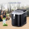 imageAntarctic Star Countertop Ice Maker Portable Machine with HandleSelfCleaning Makers 26Lbs24H 9 Cubes Ready in 6 Mins SL ice for Home Kitchen Bar Party Black
