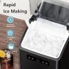 imageAntarctic Star Countertop Ice MakerPortable Ice Machine with Handle26 lbs Per Day 9 Ice Cubes in 6 MinsselfCleaning Ice Maker with Scoop and Basket for HomeKitchenCampingRVBlack