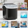 imageAntarctic Star Countertop Ice MakerPortable Ice Makers with SelfCleaning Bullet Ice Machine 26Lbs24H 9 Ice Cubes Ready in 6 Mins for Kitchen Bar Party RV GreyBlack