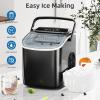 imageAntarctic Star Countertop Ice MakerPortable Ice Makers with SelfCleaning Bullet Ice Machine 26Lbs24H 9 Ice Cubes Ready in 6 Mins for Kitchen Bar Party RV GreyBlack
