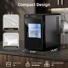 imageAntarctic Star Countertop Ice MakerPortable Ice Makers with SelfCleaning Bullet Ice Machine 26Lbs24H 9 Ice Cubes Ready in 6 Mins for Kitchen Bar Party RV GreyBlack