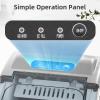 imageAntarctic Star Ice Maker Countertop Portable Ice Machine with Carry Handle 26Lbs Per Day 9 Cubes Ready in 6 Mins SelfCleaning Ice Makers with Ice Scoop and Basket for KitchenOfficeParty Grey