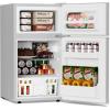 imageAntarctic Star Mini Compact Refrigerator 32 CuFt Separate Freezer Double 2Door Adjustable Removable Shelves for ApartmentDormOfficeBLACKGREY