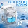imageAntarctic Star Nugget Countertop Ice Maker with Soft Chewable Ice 34Lbs24H Pebble Portable Ice Machine with Ice Scoop SelfCleaning One Button Operation for KitchenOffice White