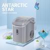 imageAntarctic Star Nugget Countertop Ice Maker with Soft Chewable Ice 34Lbs24H Pebble Portable Ice Machine with Ice Scoop SelfCleaning One Button Operation for KitchenOffice Grey