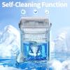 imageAntarctic Star Nugget Countertop Ice Maker with Soft Chewable Ice 34Lbs24H Pebble Portable Ice Machine with Ice Scoop SelfCleaning One Button Operation for KitchenOffice Grey