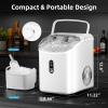 imageAntarctic Star Nugget Ice Maker Countertop with Soft Chewable Ice Portable Sonic Ice Maker with Basket and Scoop Removable Top Cover AutoCleaning for HomePartyRVCamping Stainless Steel SilverWhite
