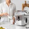 imageAntarctic Star Nugget Ice Makers Countertop with SelfCleaning 35lbs24H Portable Sonic Ice Maker Machine with HandleBasketScoop for Home Kitchen Office CampingStainless Steel SilverStainless Steel Silver