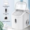 imageNugget Countertop Ice Maker with Soft Chewable Pellet Ice Automatic 34lbs in 24 HoursPebble Portable Ice Machine with Ice Scoop SelfCleaning OneClick Operation for KitchenOffice White
