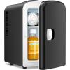 imageAntarctic Star Compact Refrigerator Portable Mini Fridge Skin Care 4L Capacity6 Cans for Bedroom Car Office ampamp Dorm Small Cooler for Cosmetics Beverage and Food BlackBlack