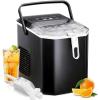 imageAntarctic Star Countertop Ice Maker26lbs24Hrs9 Bullet Ice Cubes Every 6 MinutesSLSelfCleaning countertop ice Makers with Basket and ScoopPerfect for Home Kitchen RV Camping Black