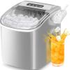 imageAntarctic Star Countertop Ice MakerPortable Ice Makers with SelfCleaning Bullet Ice Machine 26Lbs24H 9 Ice Cubes Ready in 6 Mins for Kitchen Bar Party RV GreyGrey