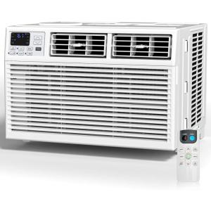 imageAntarctic Star 10000 BTU UShaped Window Air Conditioner Unit Cools up to 450 SqFt with 6 Modes 24H Timer Ultra Quiet Window AC Units with Full Window View Energy Saving Easy to Install White8 000 BTU