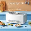 imageAntarctic Star 19 Quarts Electric Ice Cream Maker with Compressor and Touch Screen Homemade Ice Cream Maker for Kids with LCD Display 4 Modes for Gelato Frozen Yogurt Sorbet Silver