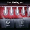 imageAntarctic Star Countertop Ice Maker Portable Ice Machine with HandleSelfCleaning Ice Makers 26Lbs24H 9 Ice Cubes Ready in 6 Mins SL ice for Home Kitchen Bar Party Red