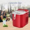 imageAntarctic Star Countertop Ice Maker Portable Ice Machine with HandleSelfCleaning Ice Makers 26Lbs24H 9 Ice Cubes Ready in 6 Mins SL ice for Home Kitchen Bar Party Red