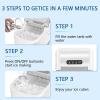 imageAntarctic Star Countertop Ice Maker Portable Ice Machine with HandleSelfCleaning Ice Makers 26Lbs24H 9 Ice Cubes6 Mins for Home Kitchen Bar Party White