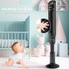 imageAntarctic Star Tower Fan 360Oscillating Fan Quiet Cooling 24H Timer Remote Control Powerful Standing 8 Wind Speed 3 Wind Modes Ionizer Mode Bladeless Floor Fans Portable LED Display59Inch Black