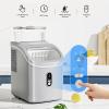imageIce Cube Maker Antarctic Star Countertop Ice Machine 2 Ways to Add Water 30Lbs24H 16Pcs13Mins SelfCleaning Ice ScoopampampIce Basket for KitchenOfficeBar Grey