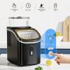 imageIce Cube Maker Antarctic Star Countertop Ice Machine 2 Ways to Add Water 30Lbs24H 16Pcs13Mins SelfCleaning Ice ScoopampampIce Basket for KitchenOfficeBar Black