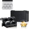 imageAntarctic Star Clear Ice Ball Maker Tray 2 Large Whiskey Ice Maker Sphere with Storage Bag25 Inch Crystal Ice Ball for Cocktail Whiskey ampamp Brandy