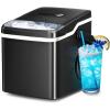 imageAntarctic Star Ice Maker Countertop with AutoCleaning 26Lbs24Hrs 9 Cubes in 6 Mins OneClick Button 2 Sizes of Bullet Ice Energy Saving Ice Machine for Kitchen Office Dorm Black