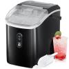 imageNugget Countertop Ice Maker with Chewable Pellet Ice Antarctic Star Portable Ice Machine Pebble Ice with SelfCleaning 34Lbs24H One Button Operation for Kitchen Home Stainless Steel Black