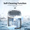 imageAntarctic Star Countertop Ice Maker Portable Ice Machine with HandleSelfCleaning Bullet Ice Makers 26Lbs24H 9 Ice Cubes Ready in 6 Mins for Home Kitchen Bar Party Grey