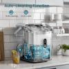 imageAntarctic Star Nugget Ice Maker Countertop Chewable Pellet Ice Machine with Self Cleaning Function Pebble Portable Ice Maker with Ice Scoop for Home Kitchen Office White