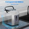 imageAntarctic Star Nugget Ice Makers Countertop Portable Ice Maker Machine with SelfCleaning 35lbs24H Crushed Ice Machine with Handle ampamp Scoop for Home Kitchen Office and CampingStainless Steel