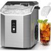imageAntarctic Star Nugget Ice Makers Countertop Portable Ice Maker Machine with SelfCleaning 35lbs24H Crushed Ice Machine with Handle ampamp Scoop for Home Kitchen Office and CampingStainless Steel